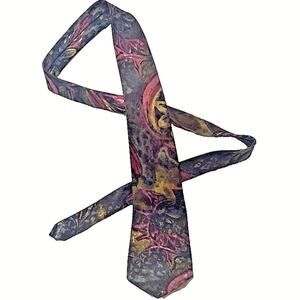 VTG Hand Made Picasso High Fashion Necktie Abstract